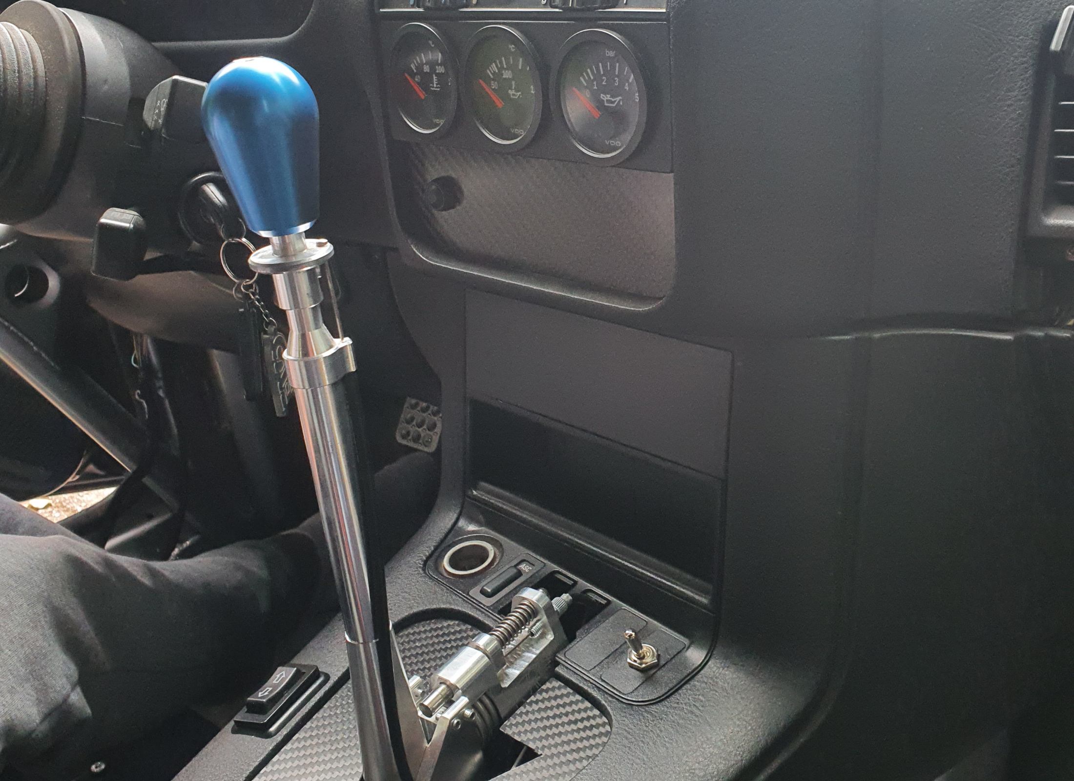 ST Trackparts BMW E36 OBD delete plate