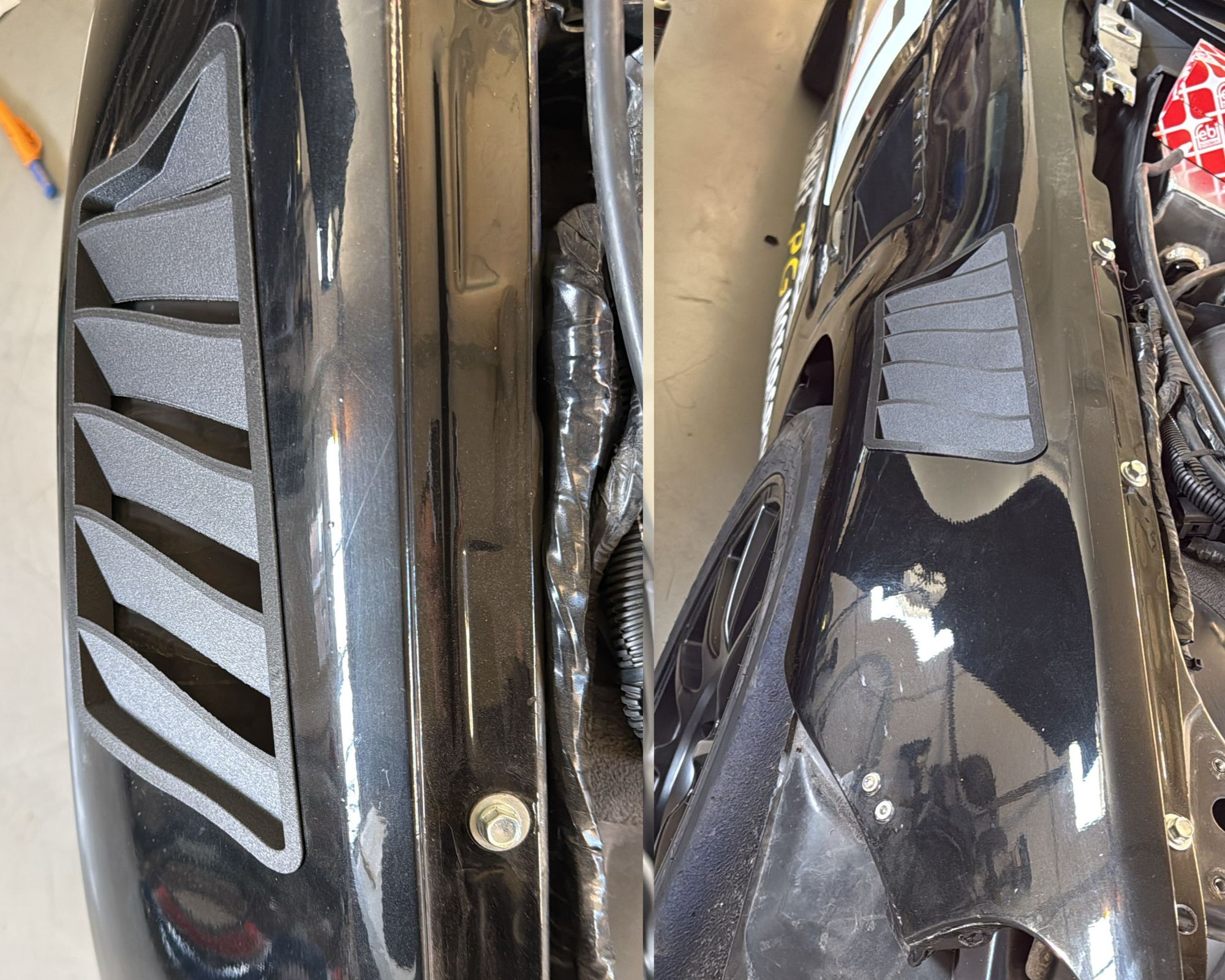 ST Trackparts BMW E46 Fender Louvres Vents (Compact)