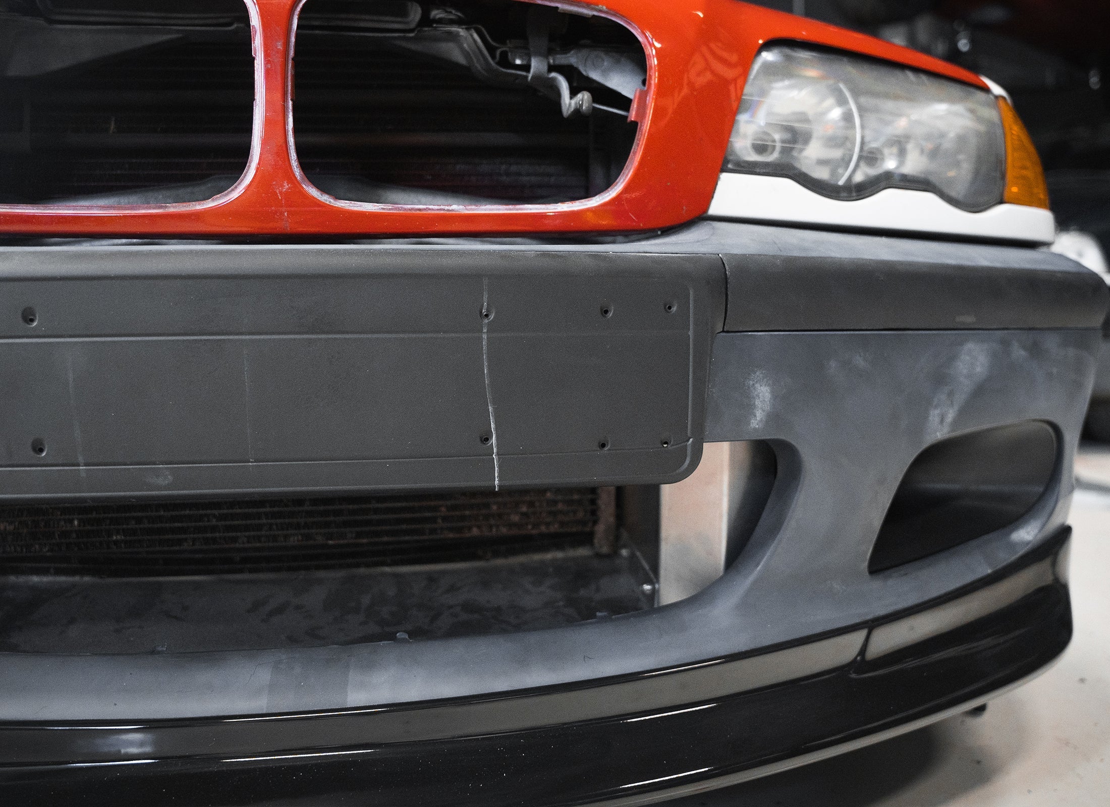ST Trackparts BMW E46 Radiator Shroud M-Tech 2
