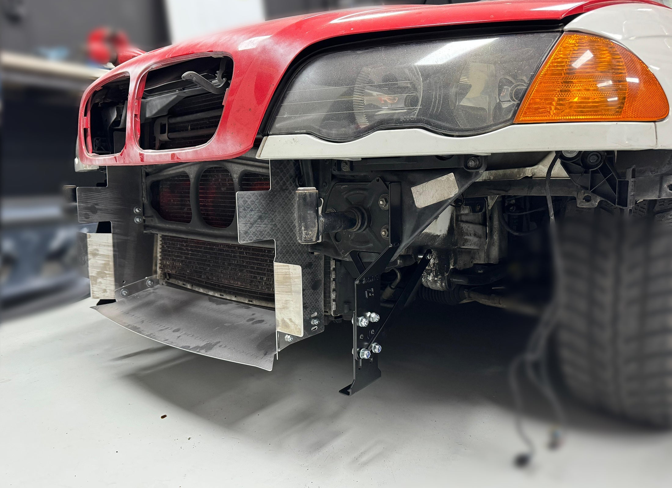 ST Trackparts BMW E46 Splitter Mounting Kit