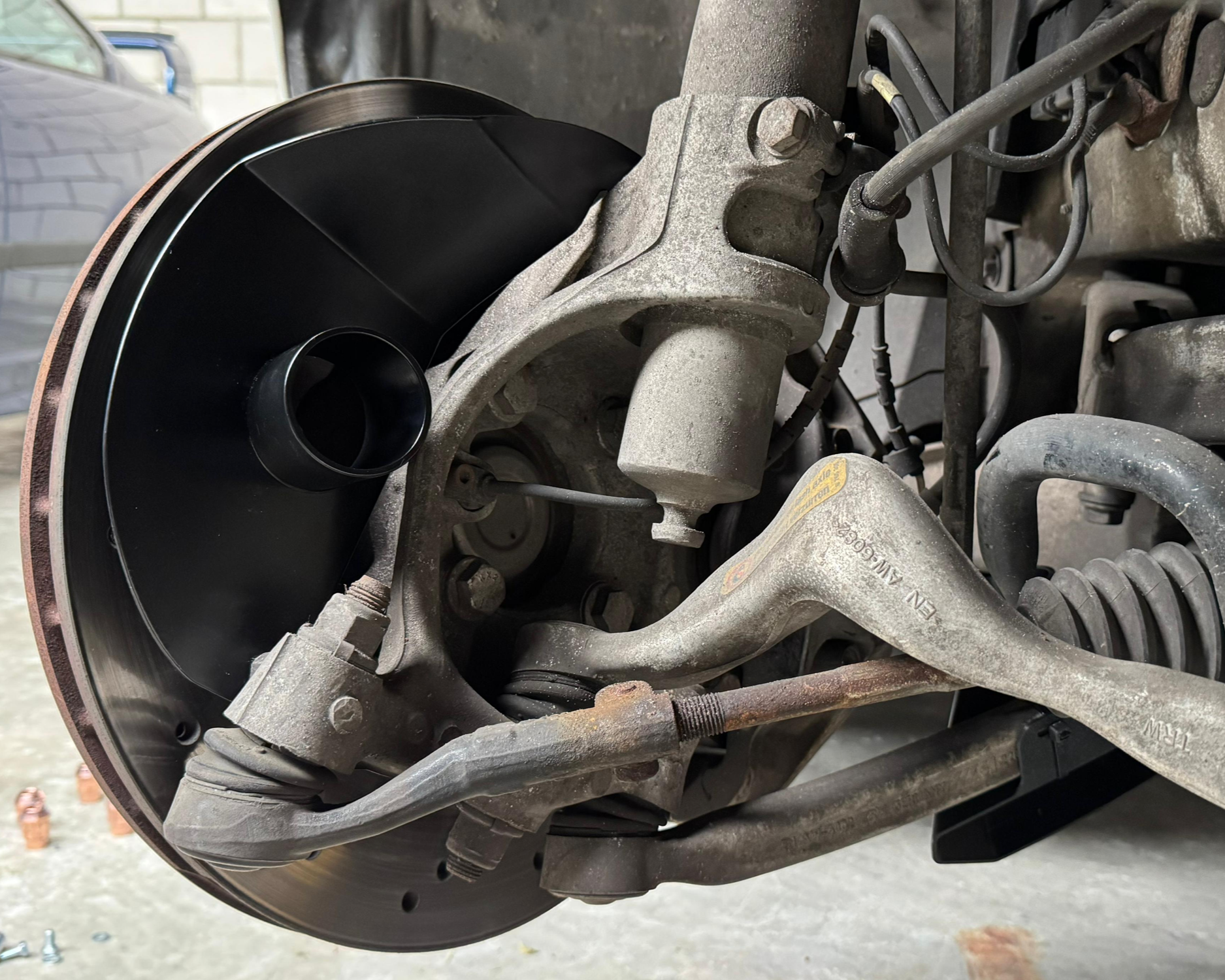 ST Trackparts BMW E9X M3 & E82 1M Brake Cooling Plates