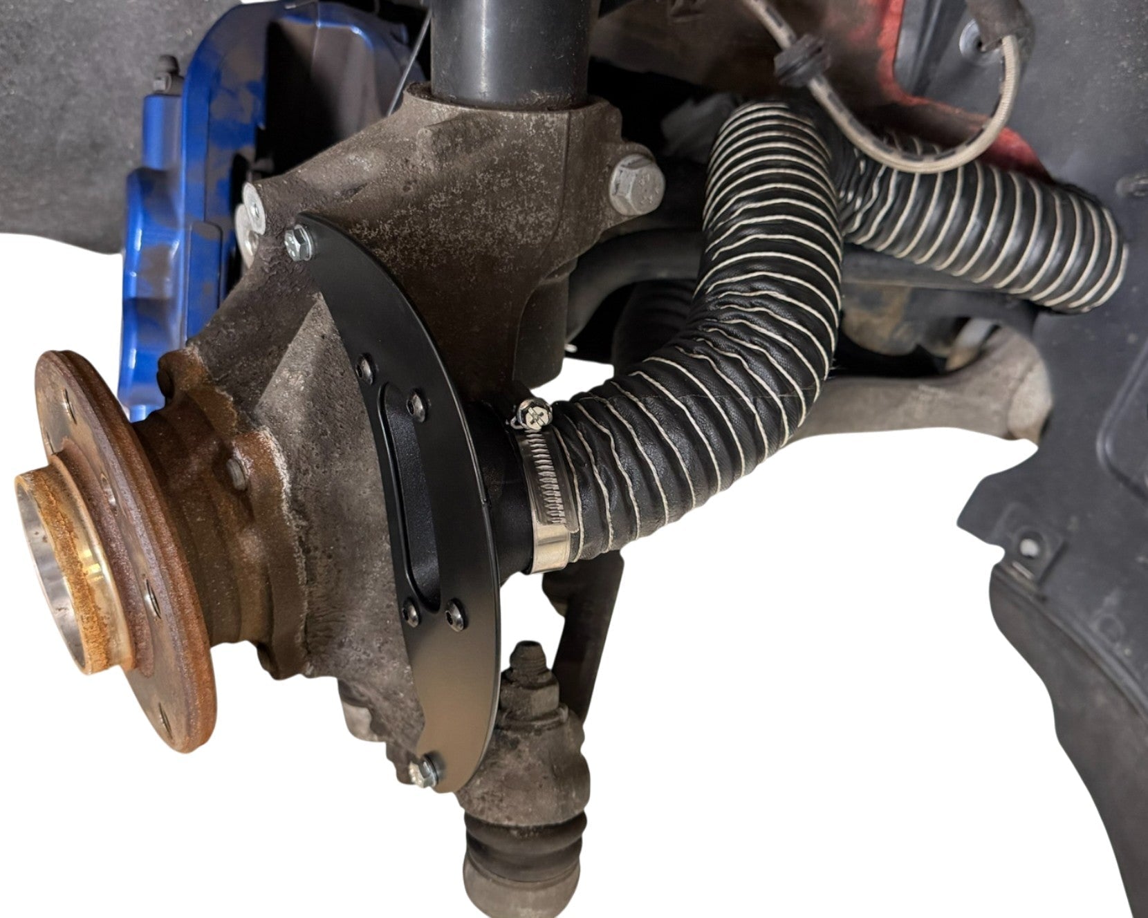 ST Trackparts BMW F20 F21 Pre-Facelift Brake Cooling Kit (High Flow)