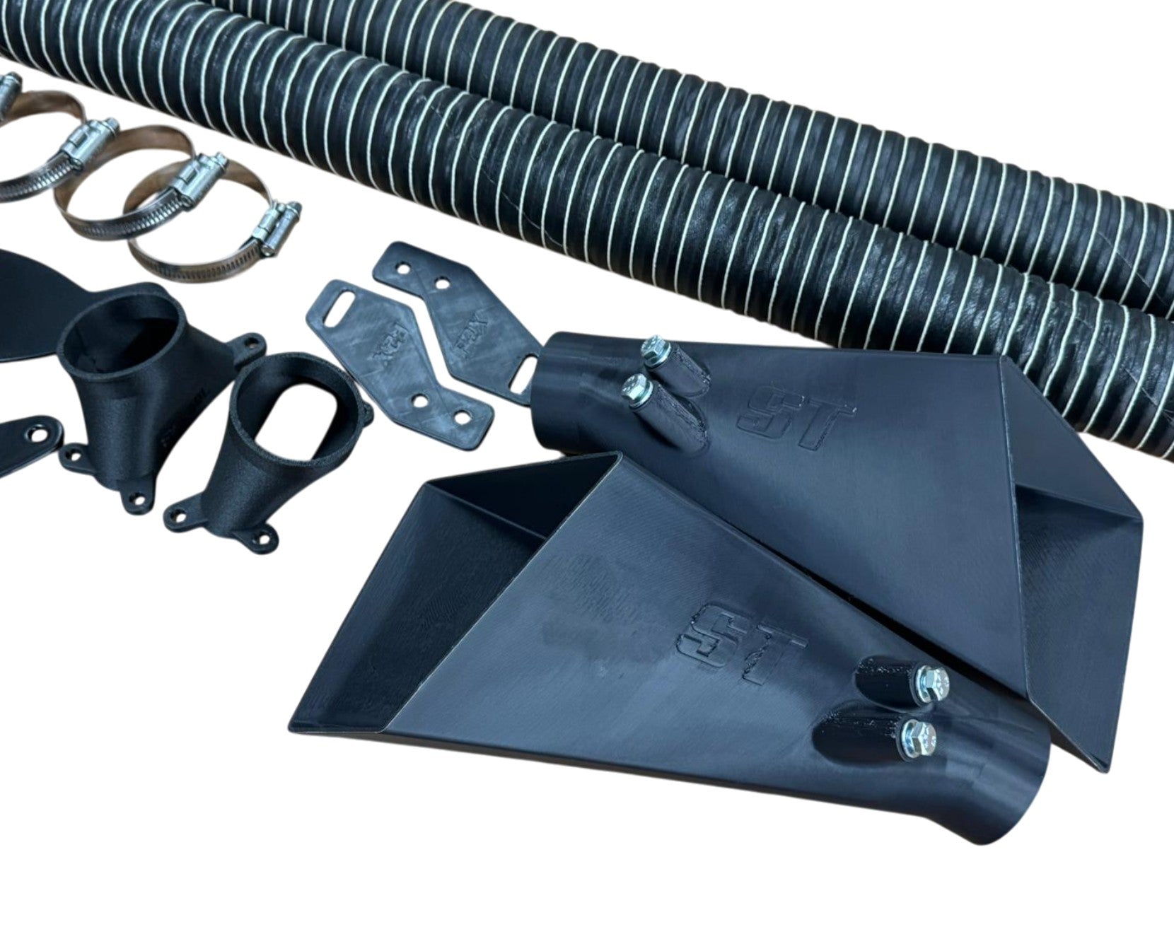 ST Trackparts BMW F20 F21 Pre-Facelift Brake Cooling Kit (High Flow)