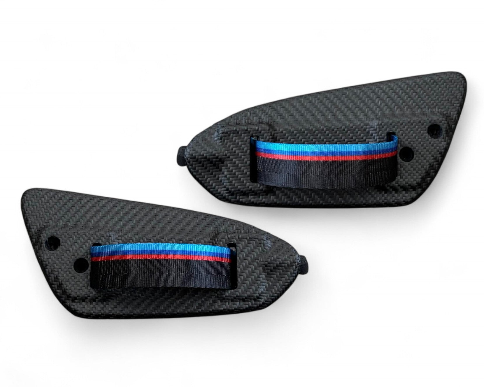 ST Trackparts BMW M2 F87 F20/F21/F22 Carbon Fiber Door Pull Strap Conversion Kit