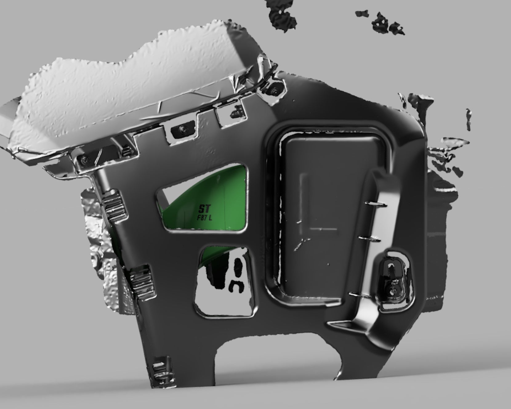 ST Trackparts BMW M2 F87 Reflector Delete Ducts Kit & Wheel Well Vents