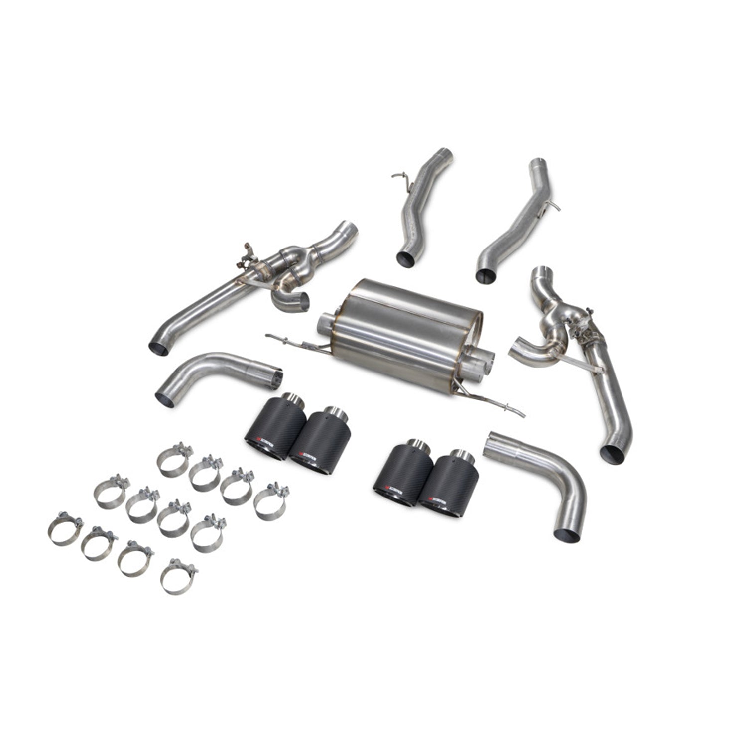 Scorpion BMW F98 X4M Pre-LCI GPF Back Exhaust System (2019-2021 incl Competition)
