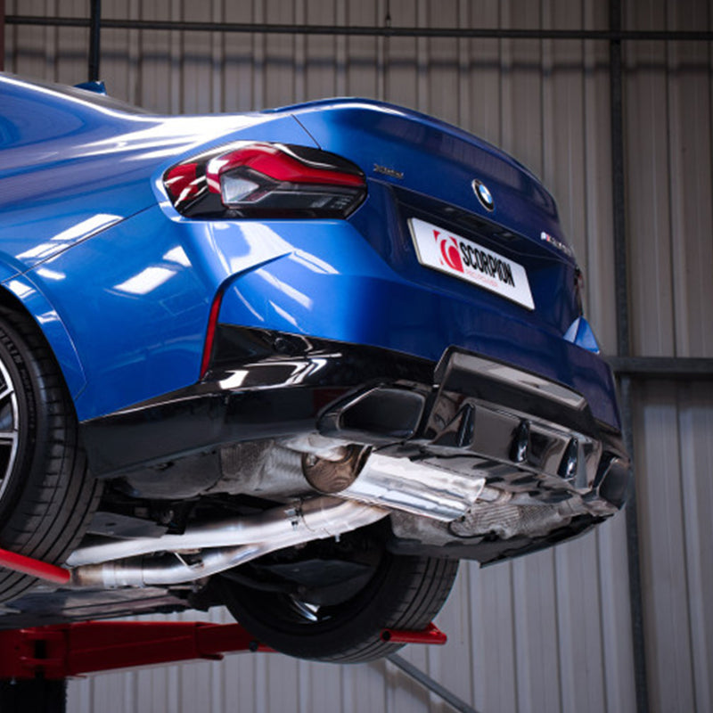 Scorpion BMW G42 M240i OPF Back Exhaust System With OEM Tips