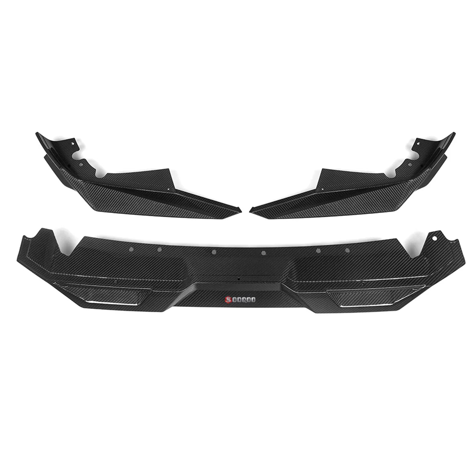 SooQoo BMW F95 X5M LCI Carbon Fibre Front Splitter