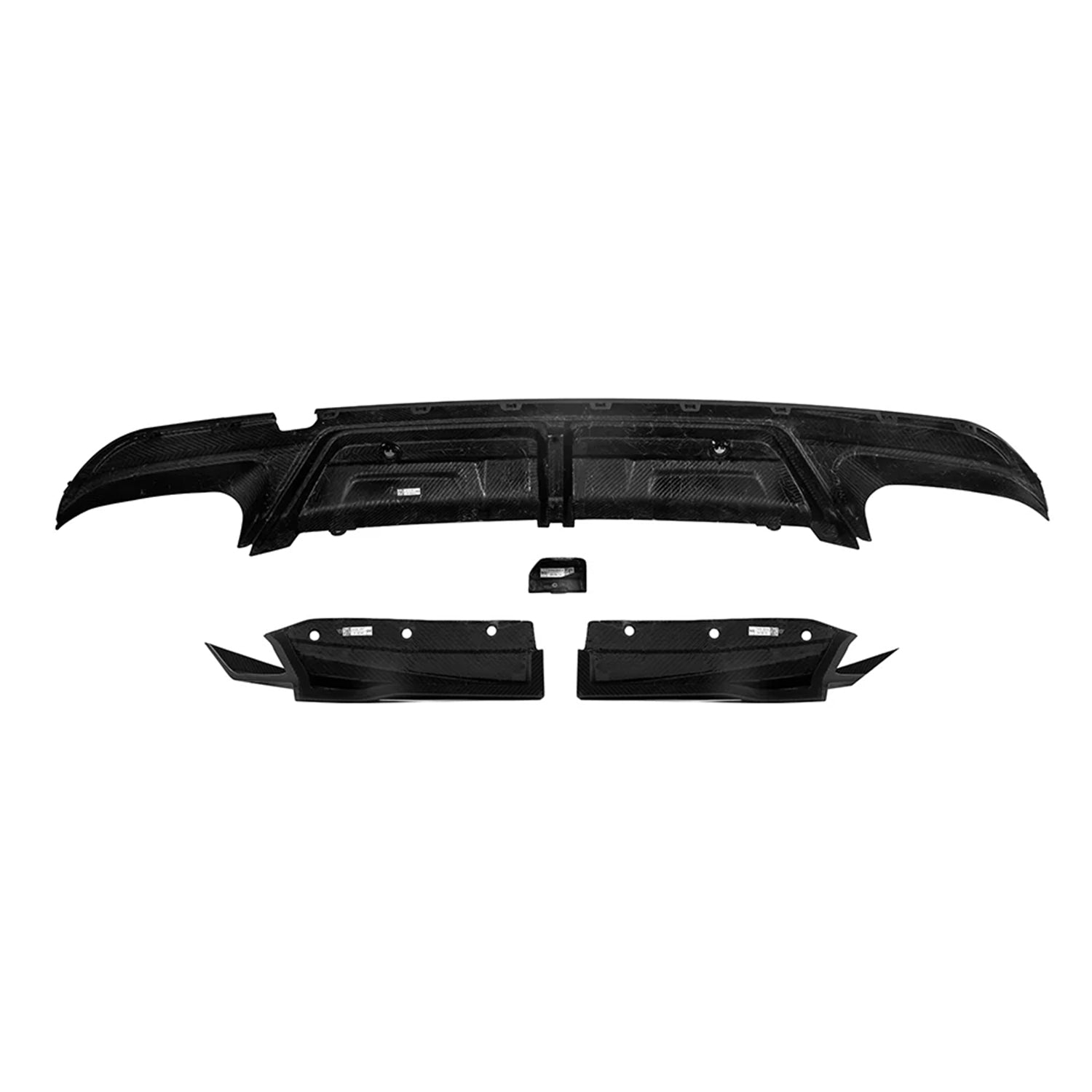 SooQoo BMW F95 X5M LCI Carbon Fibre Rear Diffuser