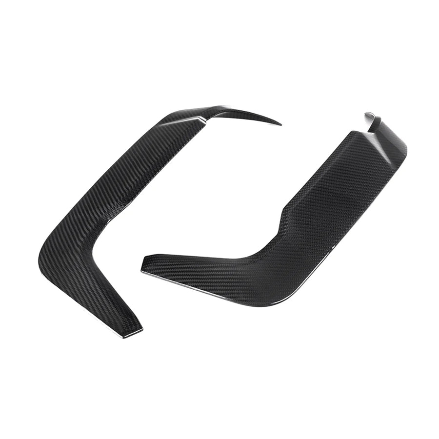 BMW F96 X6M Gloss Carbon Fibre Rear Bumper Inserts By SooQoo