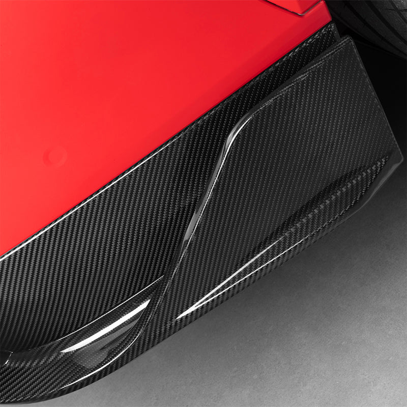 BMW F96 X6M Gloss Carbon Fibre SQ-A Rear Diffuser By SooQoo
