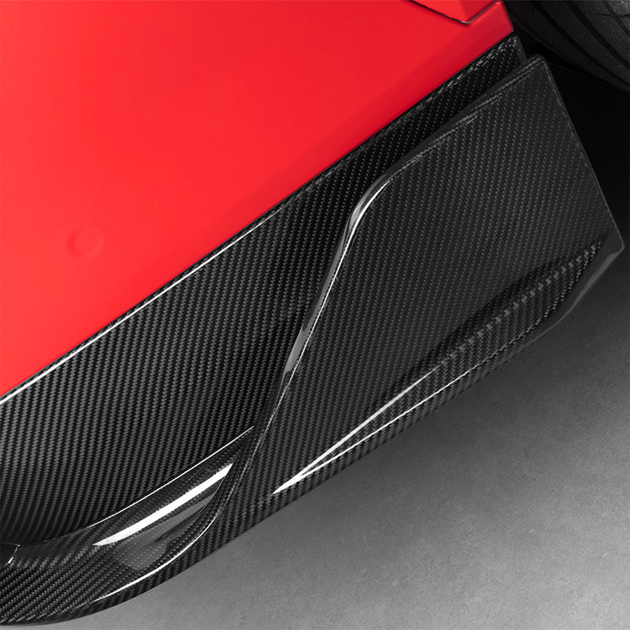 BMW F96 X6M Gloss Carbon Fibre SQ-A Rear Diffuser By SooQoo