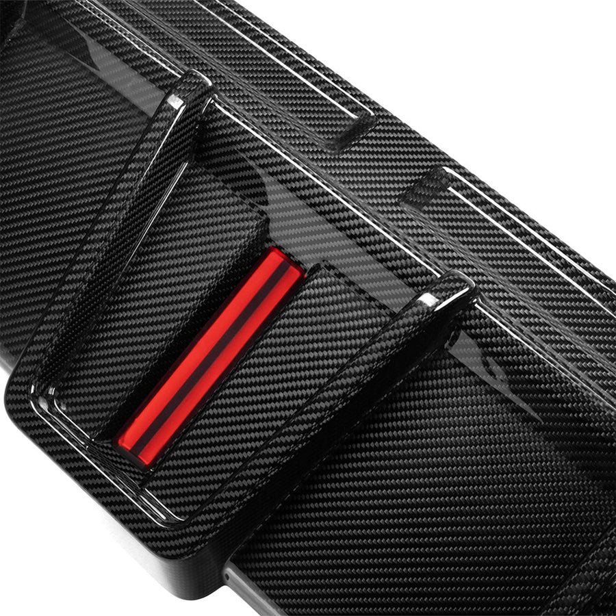 BMW F96 X6M Rear Diffuser with Brake Light By SooQoo