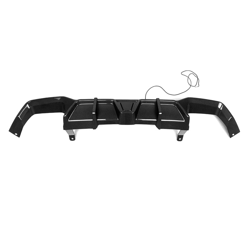 SooQoo BMW F97 X3M & F98 X4M LCI Carbon Fibre Rear Diffuser