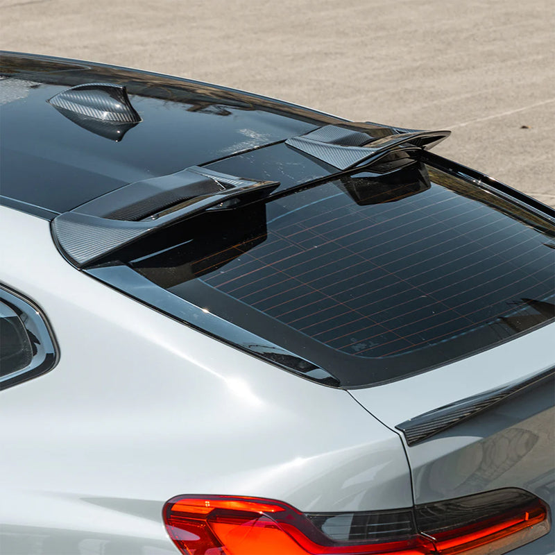 SooQoo BMW F98 X4M Aggressive Carbon Fibre Roof Spoiler
