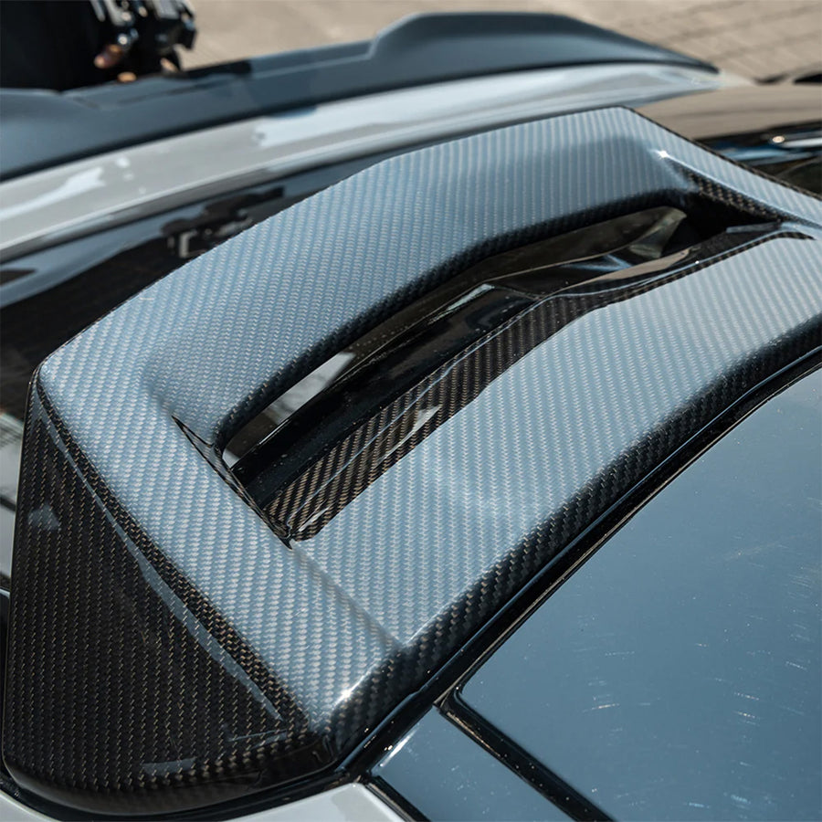 SooQoo BMW F98 X4M Aggressive Carbon Fibre Roof Spoiler