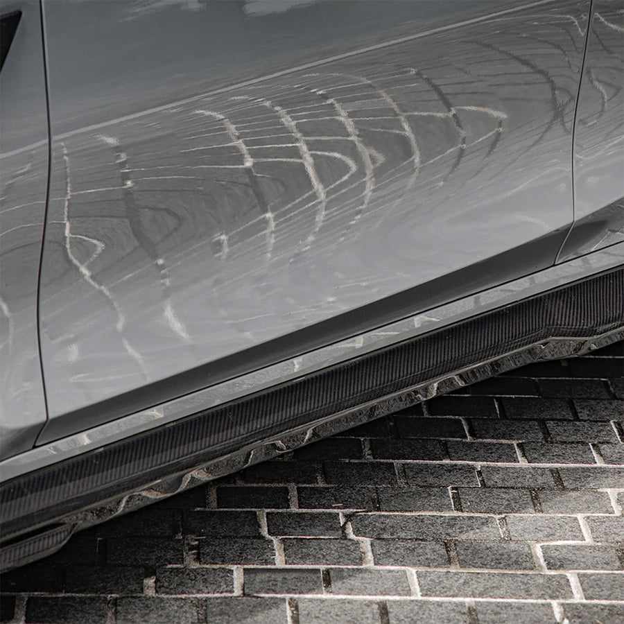 BMW G80 M3 SooQoo SQ Gloss Carbon Fibre Body Kit Side Closeup