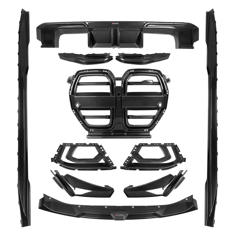 BMW G80 M3 SooQoo SQ Gloss Carbon Fibre Body Kit
