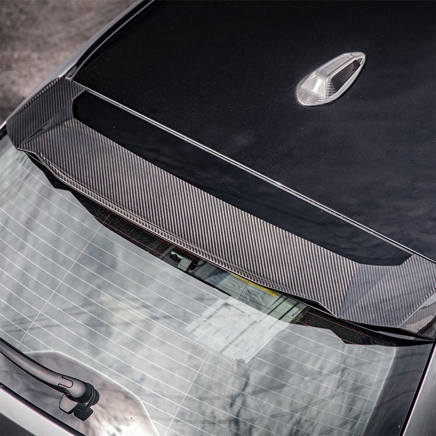 SooQoo BMW G81 M3 Aggressive Carbon Fibre Rear Roof Spoiler