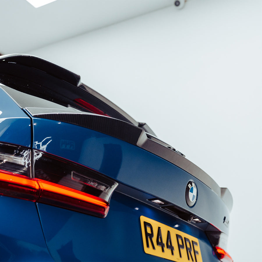 BMW G81 M3 Touring Carbon Fibre Rear Trunk Spoiler By SooQoo