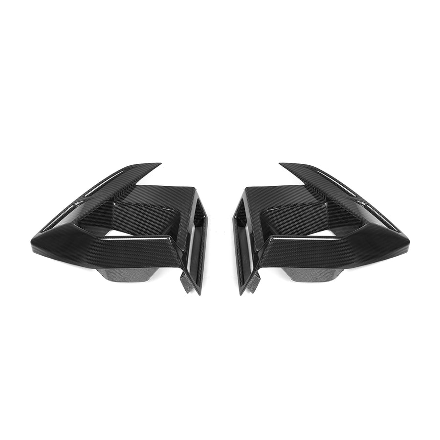SOOQOO BMW F97 X3M F98 X4M LCI Carbon Fibre Front Air Inlet Ducts