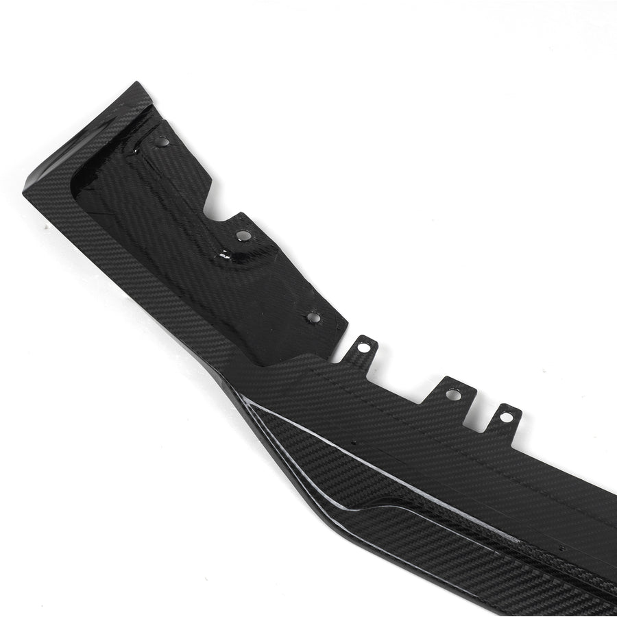 BMW X3M F97 LCI Carbon Fibre 3-Piece Front Lip By SooQoo - Right Corner