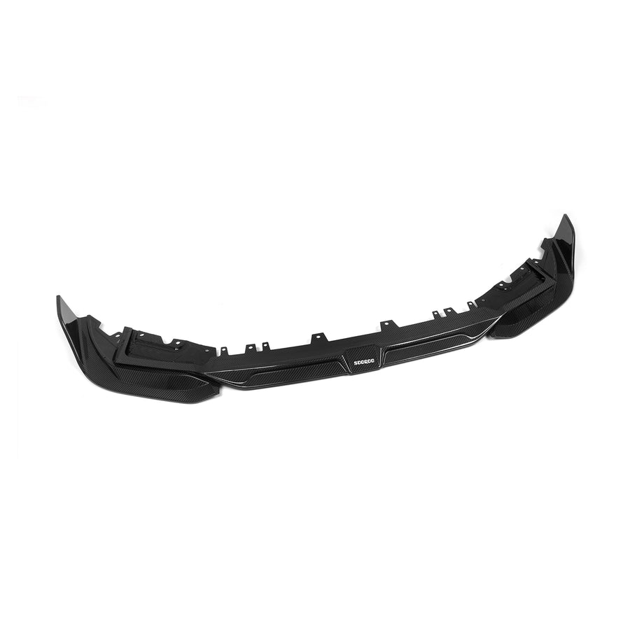 BMW X3M F97 LCI Carbon Fibre 3-Piece Front Lip By SooQoo - Right Side