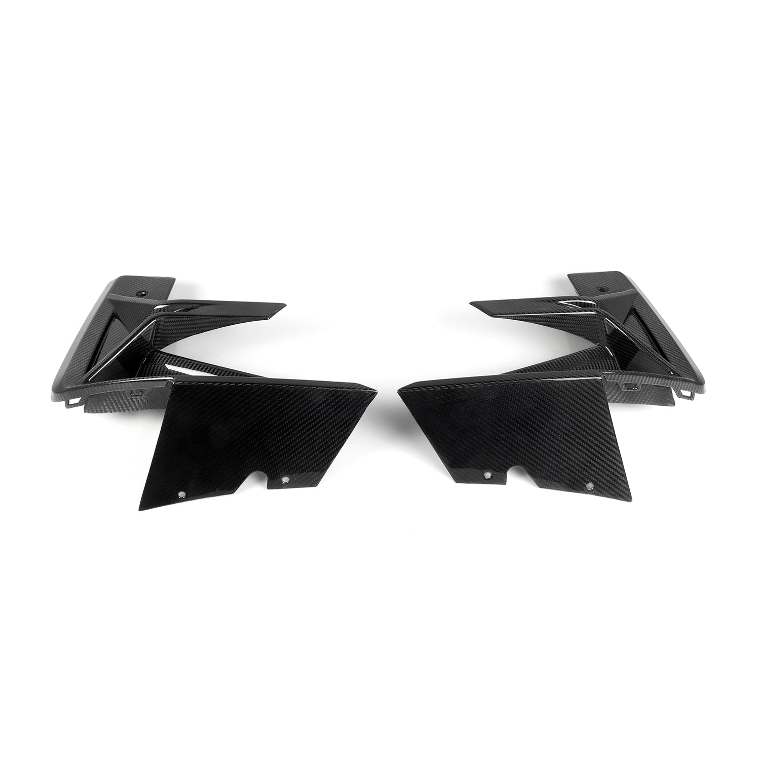 SOOQOO BMW X3M F97 & X4M F98 LCI Carbon Fibre Front Aero Canards