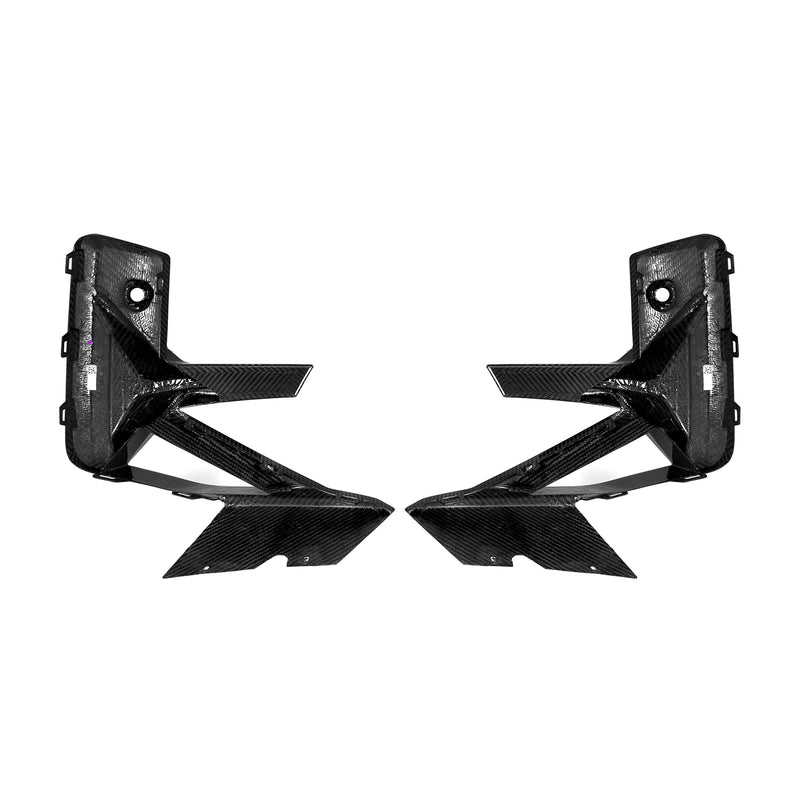 SOOQOO BMW X3M F97 & X4M F98 LCI Carbon Fibre Front Aero Canards
