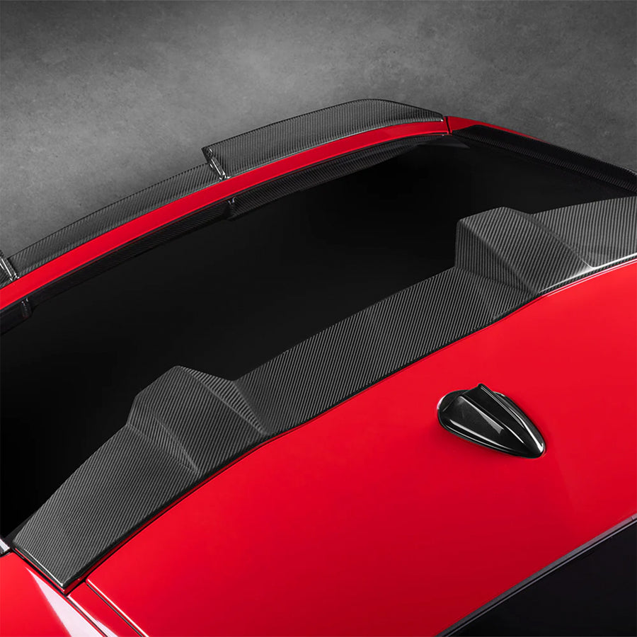 SooQoo Carbon Fibre Roof Spoiler for BMW F96 X6M & G06 X6 LCI