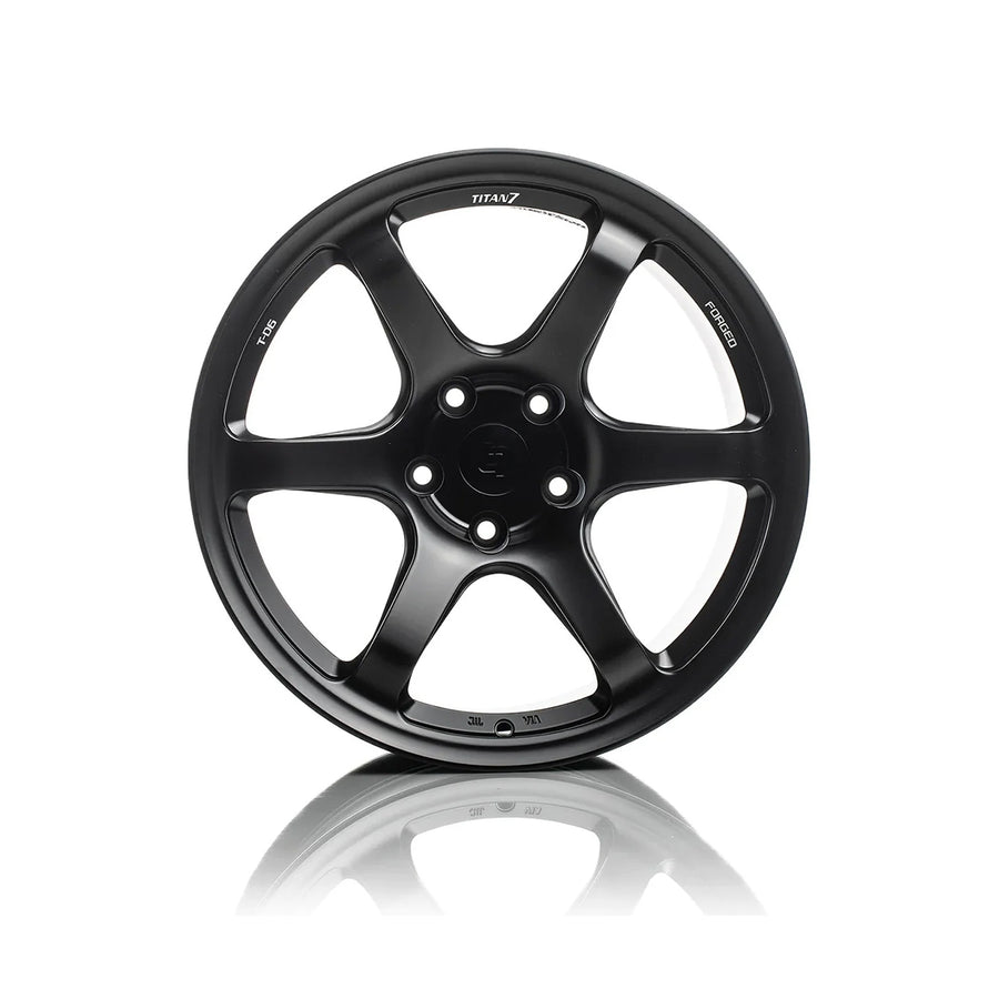Titan 7 T-D6E Forged 6 Spoke Alloy Wheels In Hybrid Dark Machine