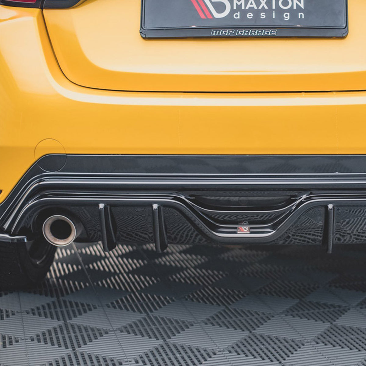 Maxton Diffuser Maxton Design Gloss Black Rear Diffuser For Toyota GR Yaris