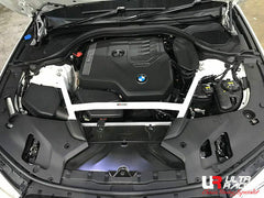 Ultra Racing 4-Point Front Strut Bar – BMW G11/G30 (2016-Present) | URTH-TW4-4046