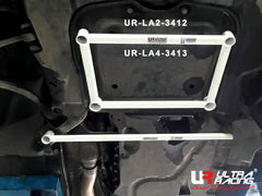Ultra Racing BMW E84 (X1) 2.0 4WD 09-15 UltraRacing 2-Point Front Lower Tiebar (3412) URTW-LA2-3412