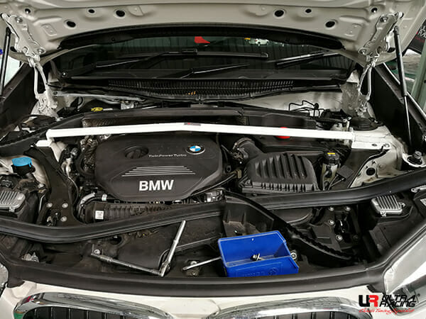 Ultra Racing BMW F48 (X1) 2.0T 2WD 15+ UltraRacing 2-Point Front Upper Strutbar (3962) UR-TW2-3962