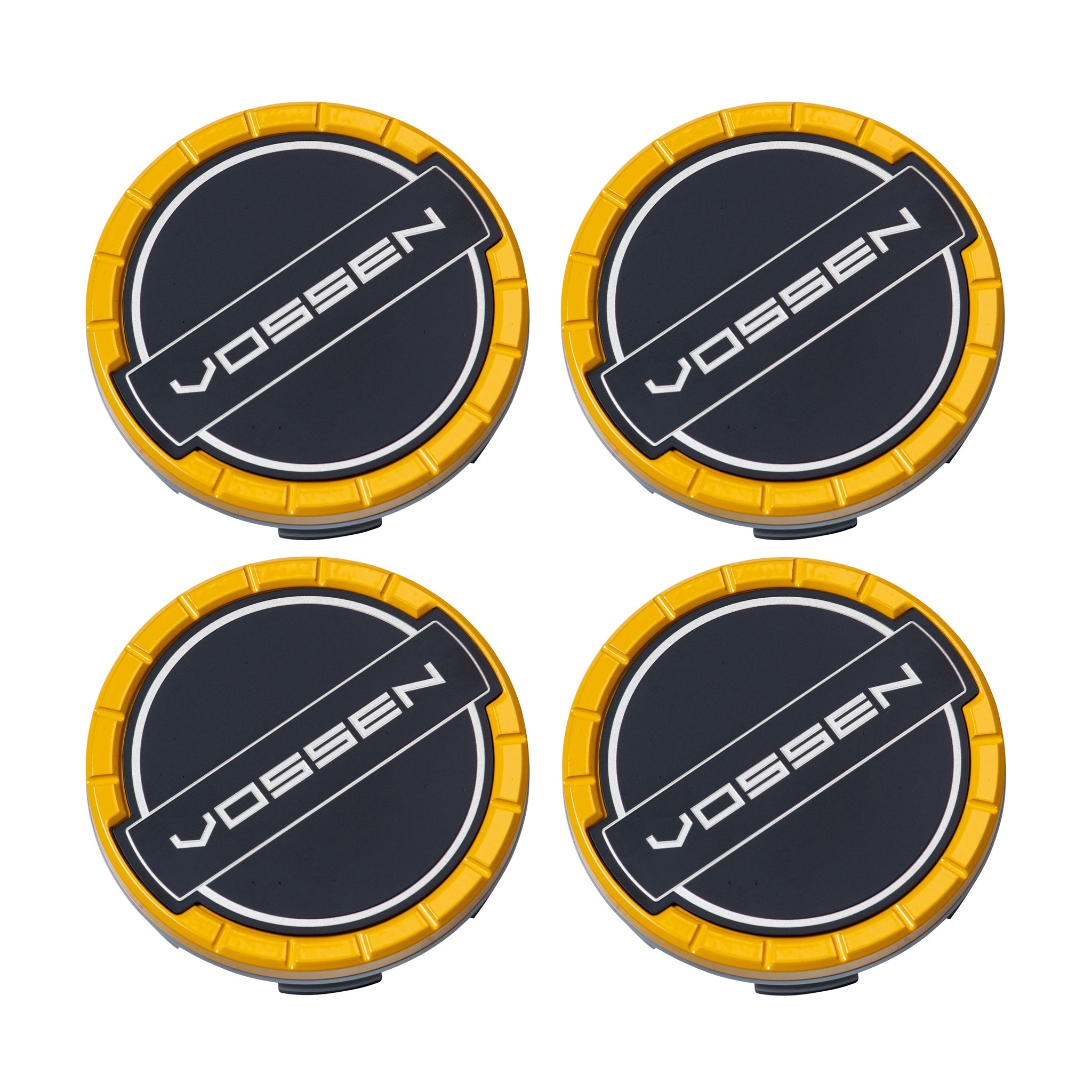 Vossen Classic Billet Sport Cap for CV/VF/HF Series Wheels (Canary Yellow)
