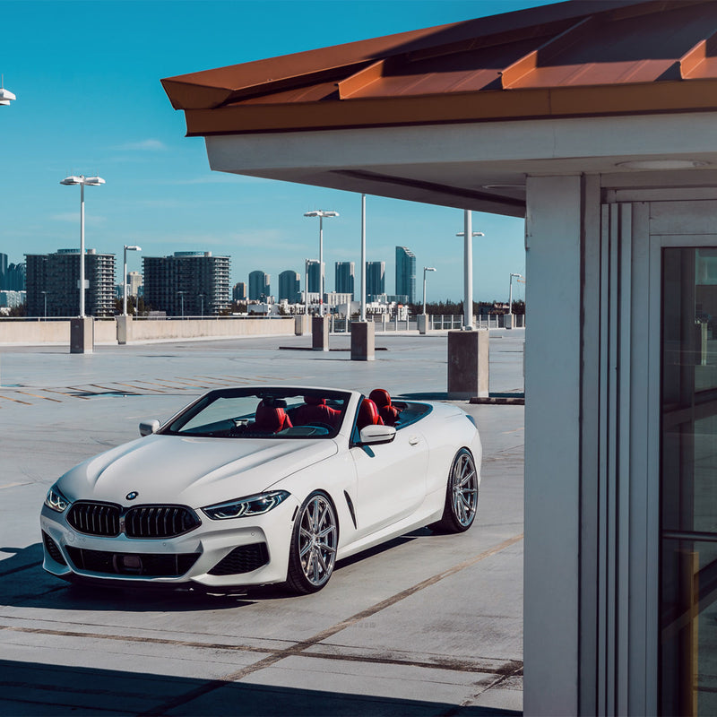 Vossen HF-3 Hybrid Forged Alloy Wheels In Gloss Graphite Polished
