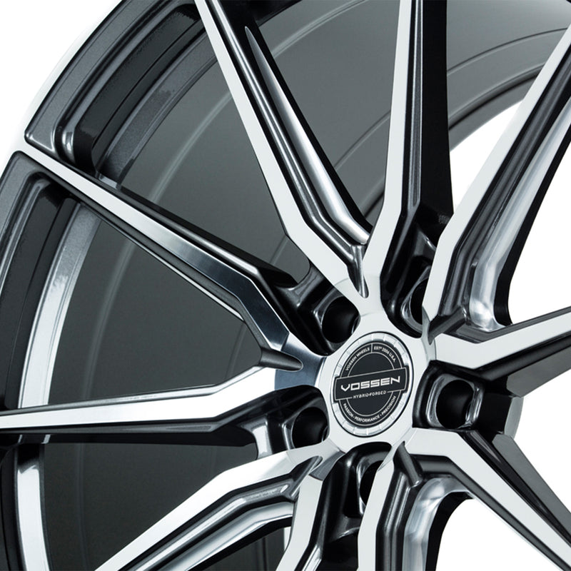 Vossen HF-3 Hybrid Forged Alloy Wheels In Gloss Graphite Polished
