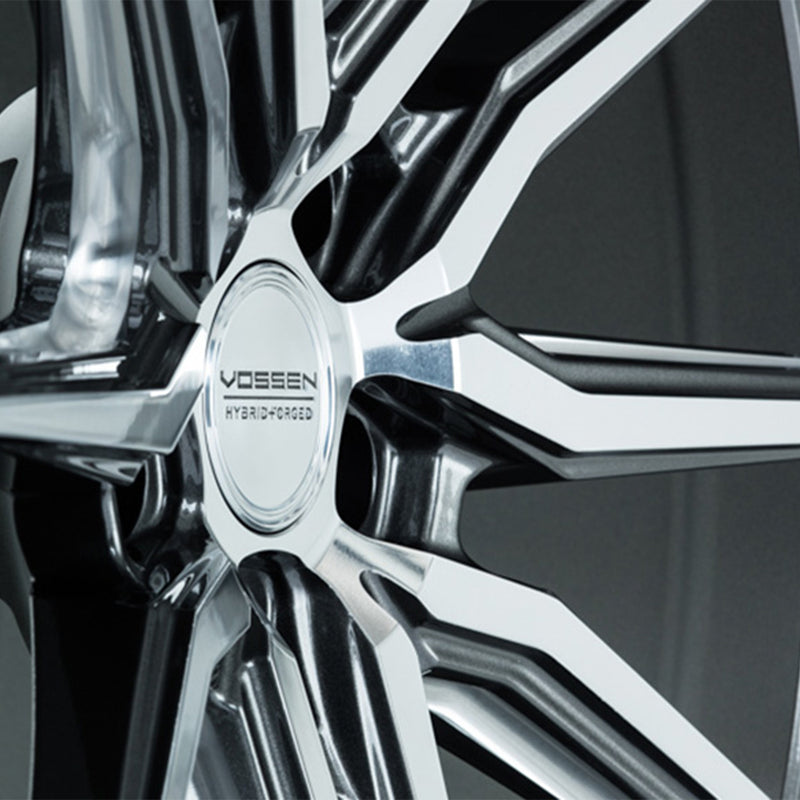 Vossen HF-3 Hybrid Forged Alloy Wheels In Gloss Graphite Polished