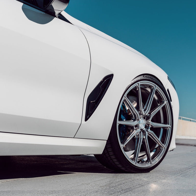 Vossen HF-3 Hybrid Forged Alloy Wheels In Gloss Graphite Polished