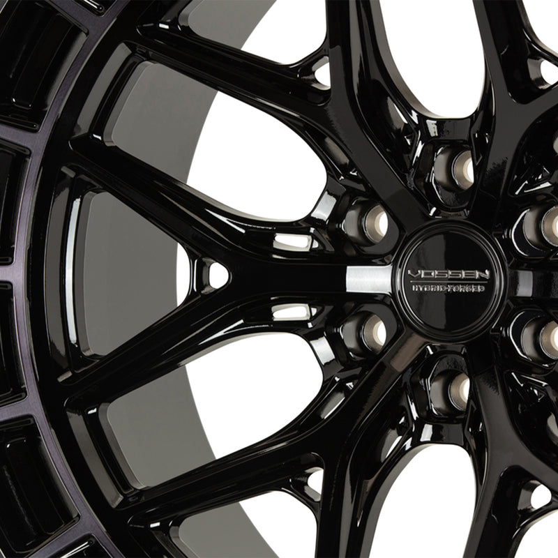 Vossen HFX-1 Hybrid Forged Alloy Wheels In Tinted Gloss Black (6-Lug)
