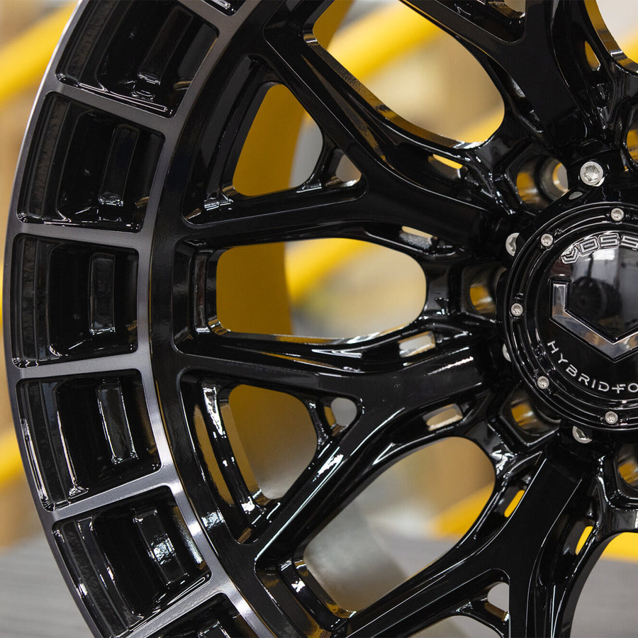 Vossen HFX-1 Forged Alloy Wheels In Tinted Gloss Black (8-Lug)