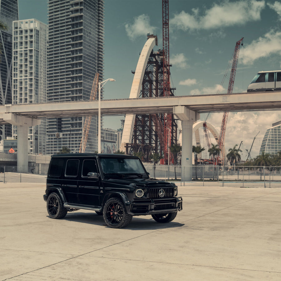 Vossen HFX-2 Forged Alloy Wheels In Gloss Black (5-Lug)