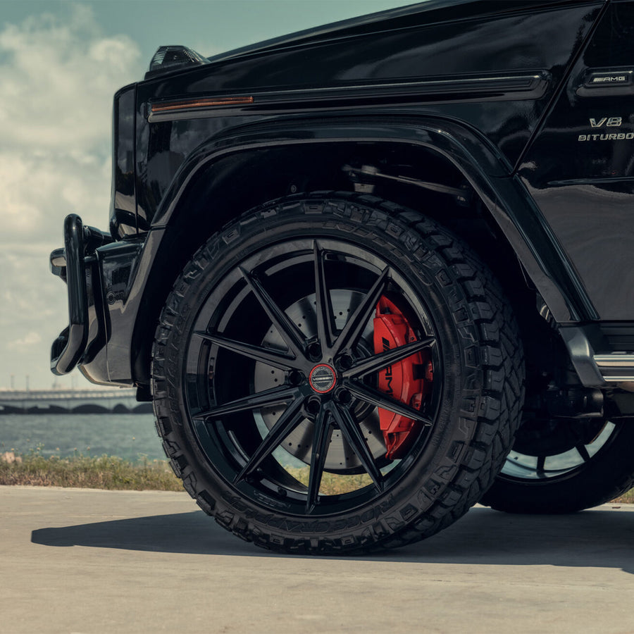 Vossen HFX-2 Forged Alloy Wheels In Gloss Black (5-Lug)