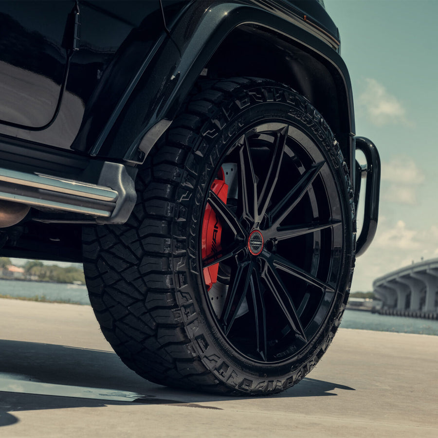 Vossen HFX-2 Forged Alloy Wheels In Gloss Black (5-Lug)
