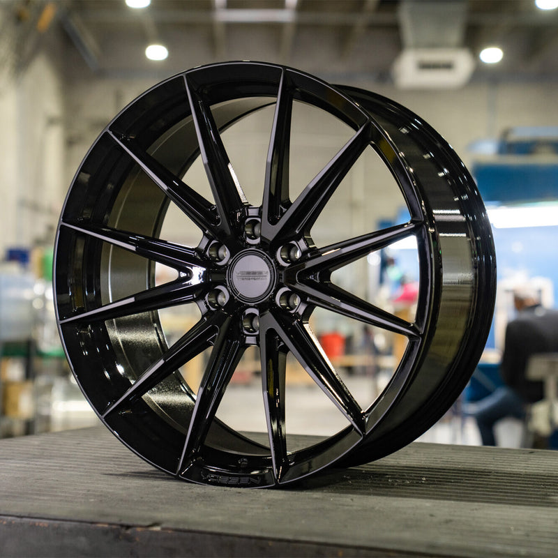 Vossen HFX-2 Forged Alloy Wheels In Gloss Black (6-Lug)