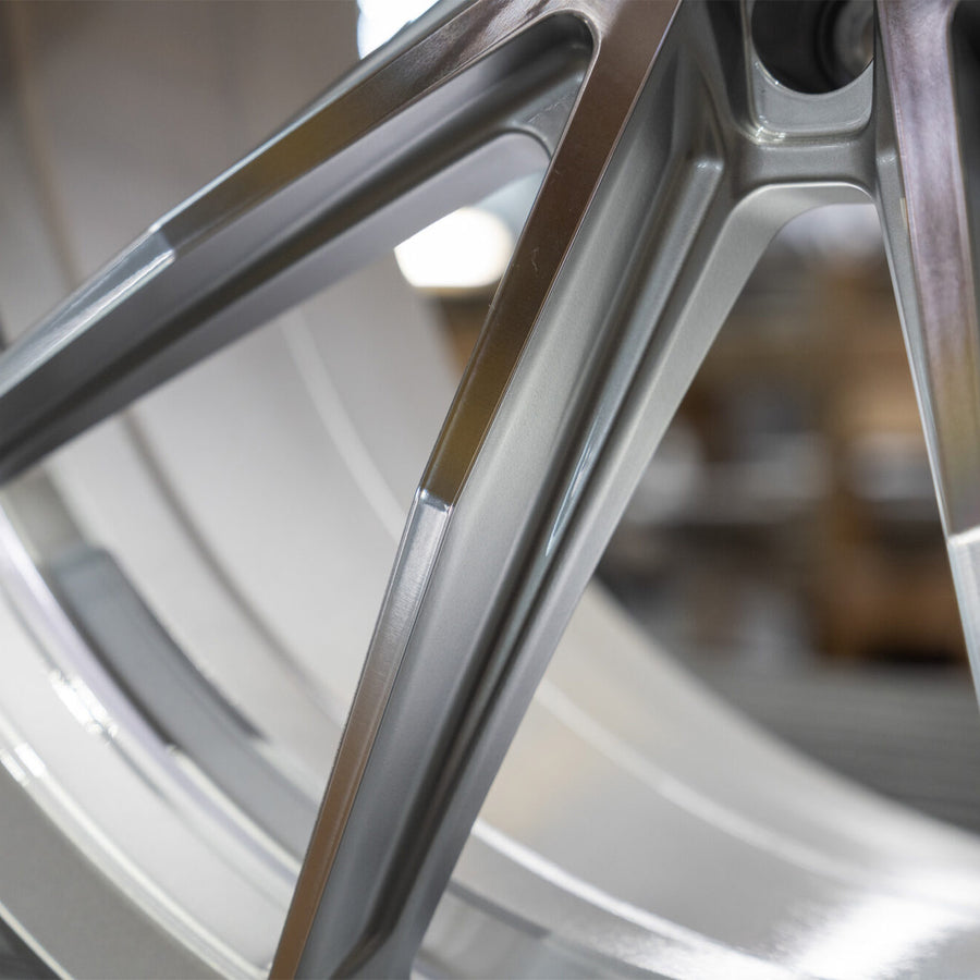 Vossen HFX-2 Forged Alloy Wheels In Silver Polished (5-Lug)