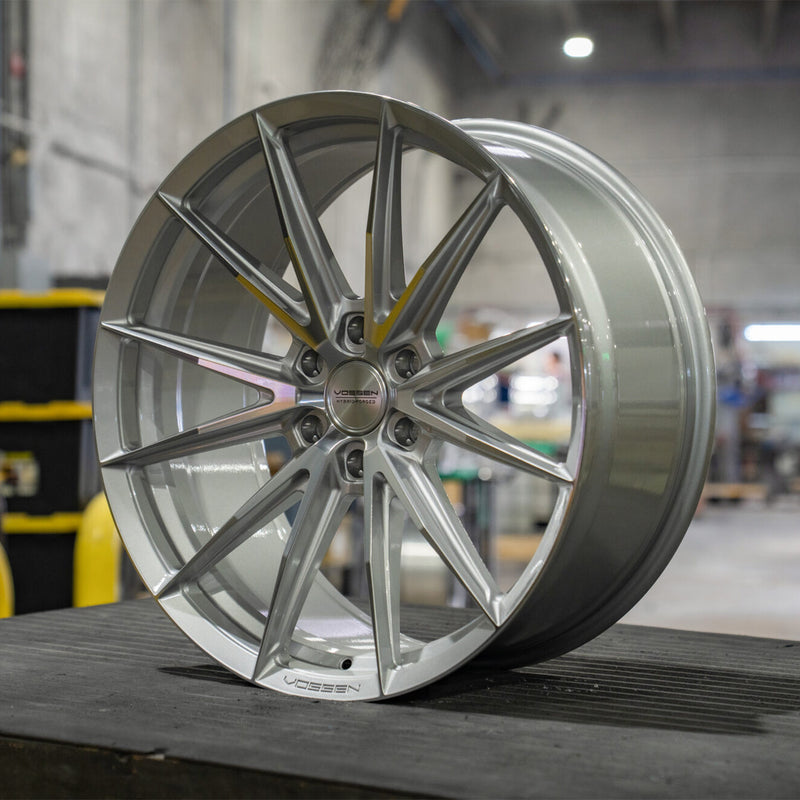 Vossen HFX-2 Forged Alloy Wheels In Silver Polished (6-Lug)