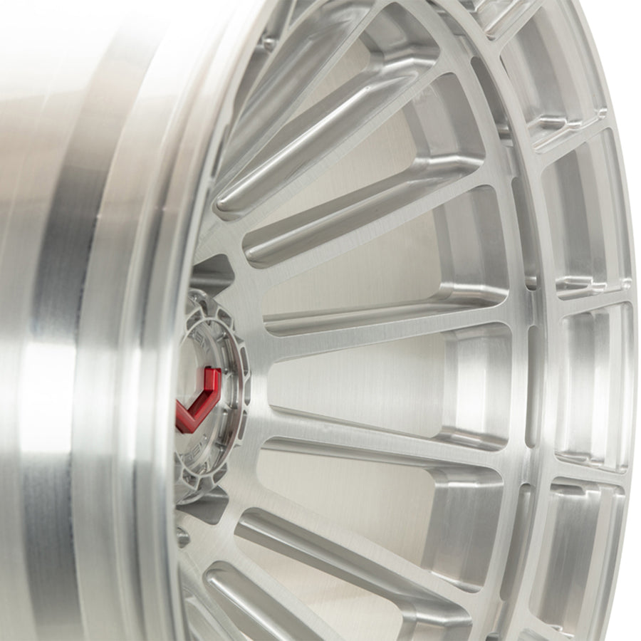 Vossen LCX-01 Forged Alloy Wheels In Brushed Gloss Clear