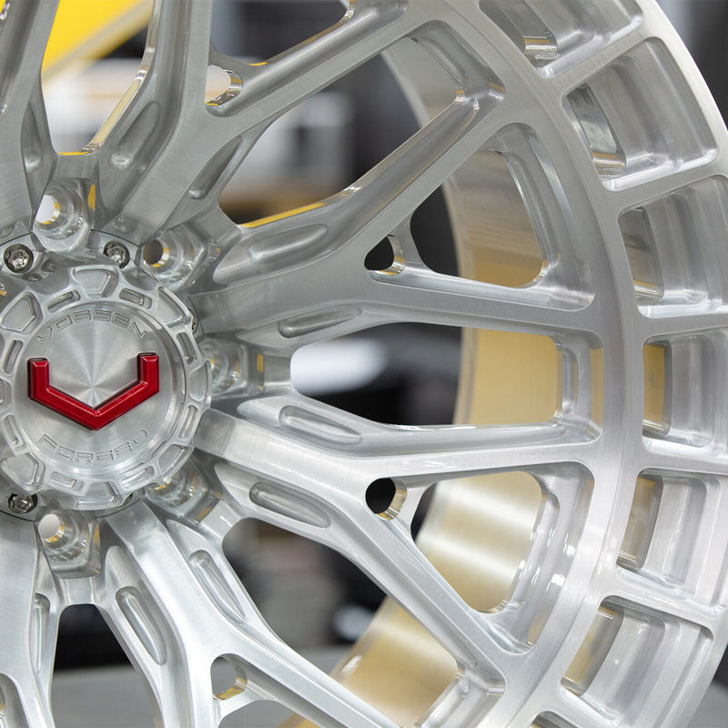 Vossen LCX-02 Forged Alloy Wheels In Brushed Gloss Clear